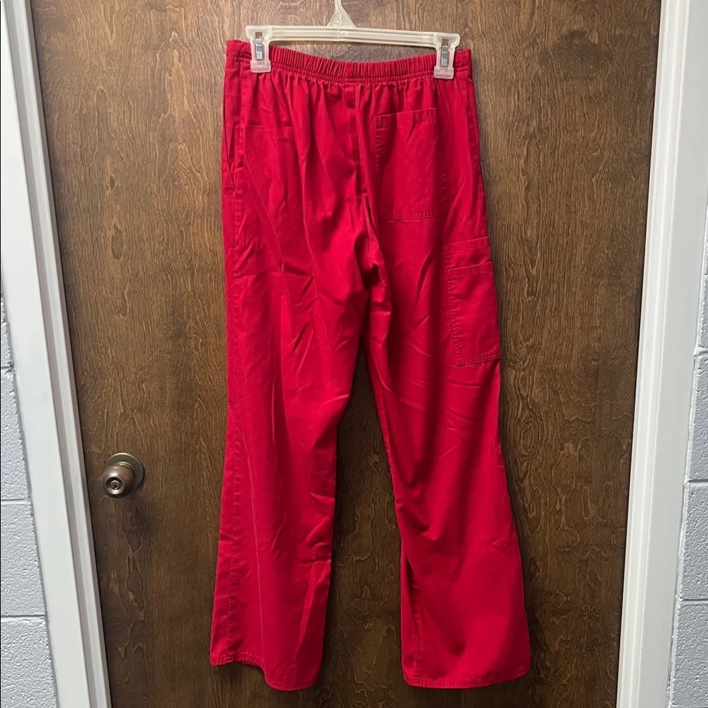 SB scrubs Red Scrub Set size small top extra small bottoms - Picture 6 of 7